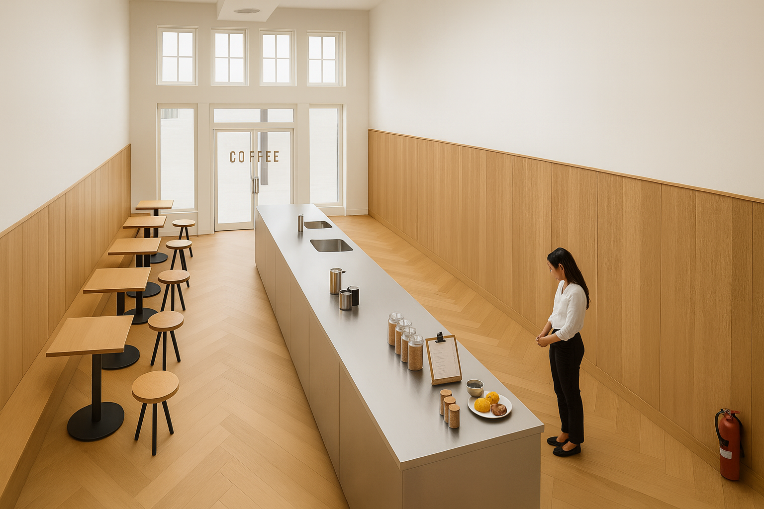Coffee Counter Front